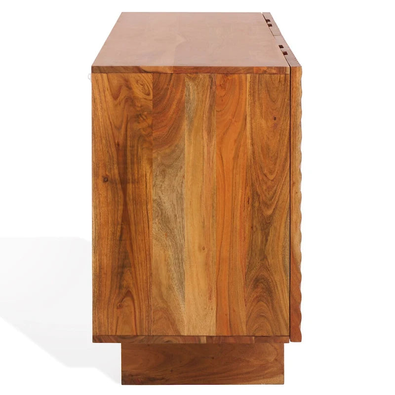 Buffet en bois à 4 portes - 68Lx18Px30H