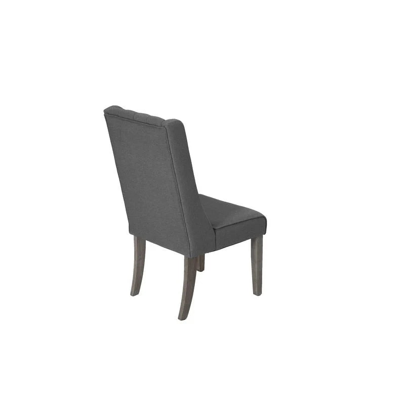 Ensemble de salle à manger 9 pièces rustique extensible gris de Best Quality Furniture